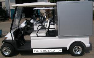 China Electric Utility Golf Cart 2 Seaters With Aluminum Box For Transportation factory