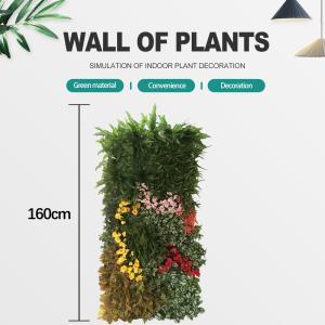 China Bathroom Artificial Green Wall Small And Medium Size Plants Wall factory