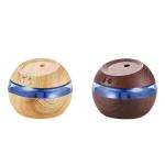 3W Portable 130ml Wood Grain Mini Ultrasonic Atomizer USB Air Humidifier