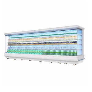Open Type Integrated Merchandise Chiller For Supermarket Compressor Refrigerant