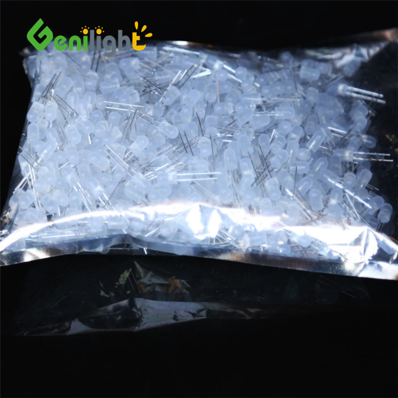 Max. Reverse Current 50uA WHITE F5 F8 F10 Ultra Bright Water Clear LED Bulb 3V Light Emitting Diode