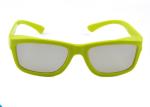Green Color Cinemas 3D Glasses For Passive 3D TVs,Adult Sized Passive Circular