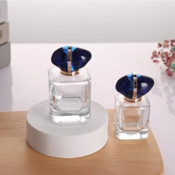 Luxury Customized Empty Transparent Perfume Bottle Hexagonal Glass Perfume