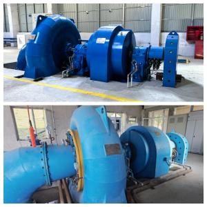 China High Head Water Turbine / Francis Turbine Generator for Water Heads 5m-500m factory