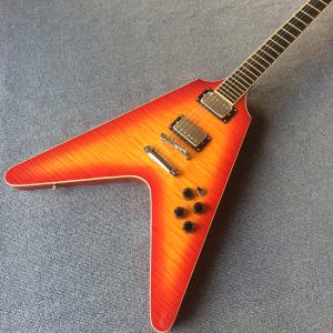 China High-quality custom V style electric guitar rosewood fingerboard free shipping factory