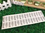 Eco Friendly Paper Self Adhesive Sticker Labels Smooth Surface Greasy
