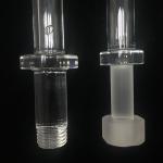 Threaded Machining Quartz Glass Nuts And Tubes For High Temperature Environment