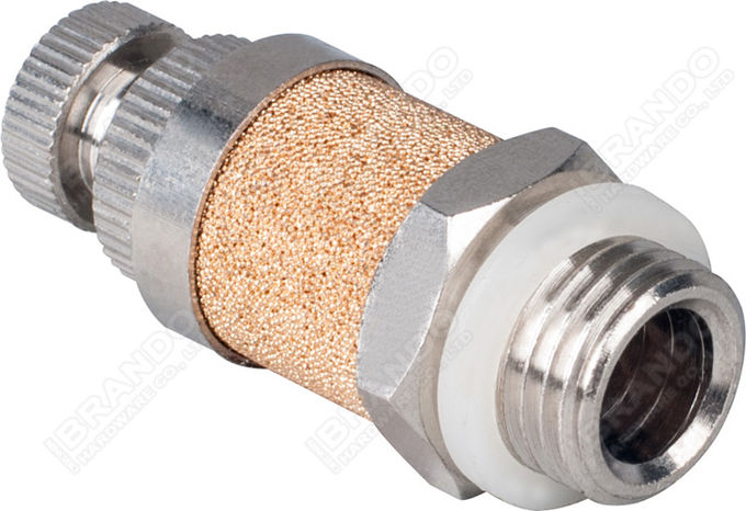 Adjustable Pneumatic Throttle Valve With Silencer Sintered Bronze 1