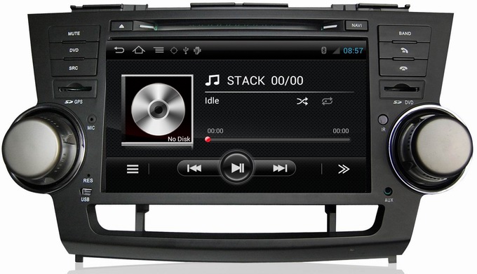 Ouchuangbo Car Radio S150 System DVD Player Toyota Highlander GPS USB 3G Wifi Multimedia Android 4.0 Radio OCB-035C