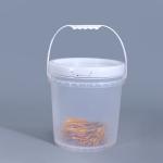 10L Plastic Paint Bucket With Metal Handle For Chemical Industry Silk Screen