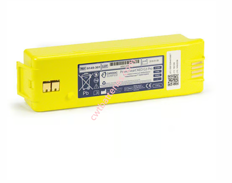 China Powerheart AED G3 PRO Non-Rechargeable Lithium Battery 9145-001 9145-101 9145-301 with 90 Days Warranty and Fast 3-5 Working Days Delivery on sale