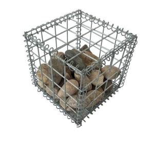 China European Conformity Galvanized Galfan Weld Mesh Panel Balcony Landscape Stone Cage Fence factory