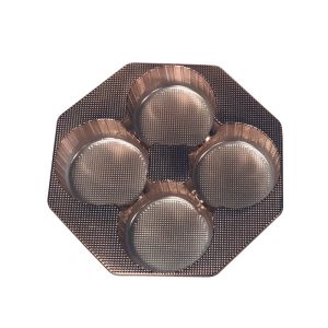 China Custom Rose Gold 4-Cell APET Food Grade Tray on sale