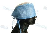 Dustproof Breathable Disposable Surgical Caps Non Woven Customized Color
