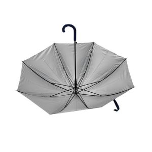 Custom Color UV Coating Pongee Fabric Umbrella With J Handle