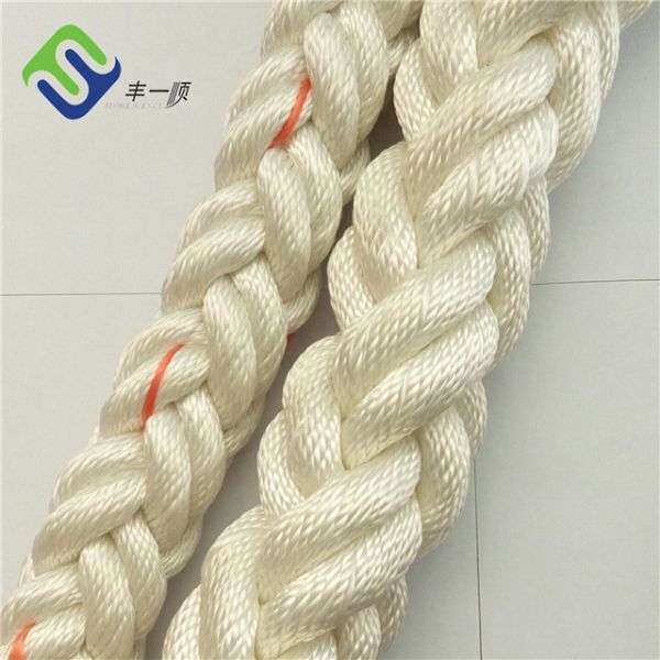 8 Strands Nylon Marine Rope Mooring Tail Hawser 48mm-120mm For Boat Ship