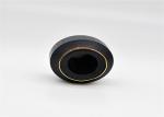 Modern Minimalist Design Round Decorative Glass Perfume Bottles 100ml With Black