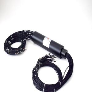 China Motion Simulator 23mm Through Bore Slip Ring Gold To Gold Contacts factory