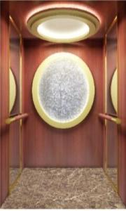 China Luxury Machine Room Less Elevator Fuji VVVF Control Passenger Lifts factory