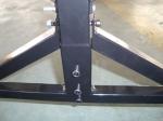 Heavy Duty Vinyl Roll Floor Storage Rack , Metal Iron Tube Vinyl Roll Holder