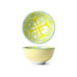 Colorful Soup Ceramic Bowl , Porcelain Bowl Microwave Safe With Custom Logo