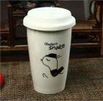 16 Oz reusable ECO sublimation starbucks coffee travel mugs heat sensitive