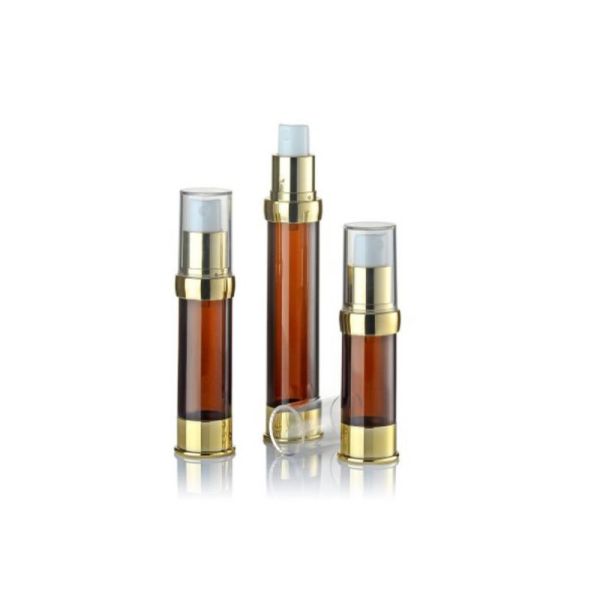 High-end Style Aluminum Airless Pump Bottle With 15ml 30ml 50ml Support Customization