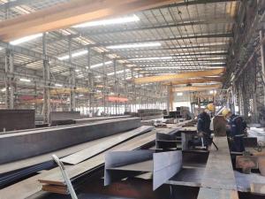 China DIN H Section Column Beam Q235 Q355 Poultry Farm Structure factory