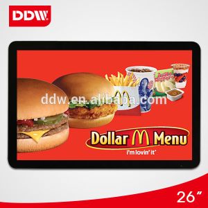 China 26 inch wall mount lcd advertising player factory