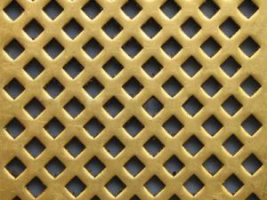 China Copper Brass Non Ferrous Perforated Metal Mesh 0.5mm Thick factory