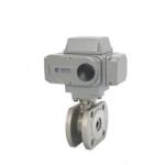 Fluorine Electric Control Ball Valve Carbon Steel Flange Connection
