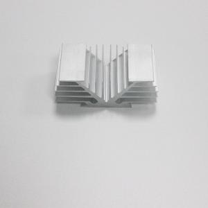 China Rustproof AL6063 Heatsink Extrusion Profiles , Durable Anodized Aluminum Heat Sink factory
