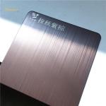 GB Standard Purple Hairline Stainless Steel Sheet Corrosion Resistance