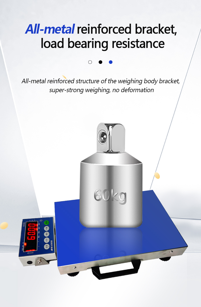 100KG Small Bluetooth Industrial Weighing Scale with ABS and Stainless Steel Platform