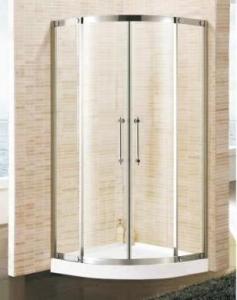 China Clear 4mm Tempered Glass Single Steam Shower Room ABS Tray factory