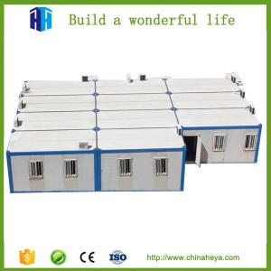 China indonesia prefab modular container camp house furnished iso containerized houses factory