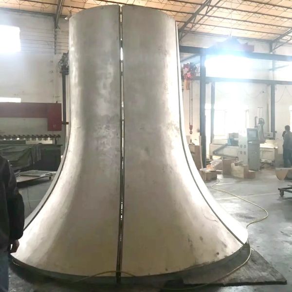 China Single Or Double Curves Aluminum Alloy Panels Customized For Hyperbolic Building Feature Decoration factory