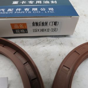 Shacman Dongfeng Truck Parts Engine Crankshaft Oil Seal Rubber Material