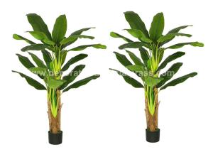 China 150cm Tropical Artificial Decoration Plants Banana Trees For Decoration factory