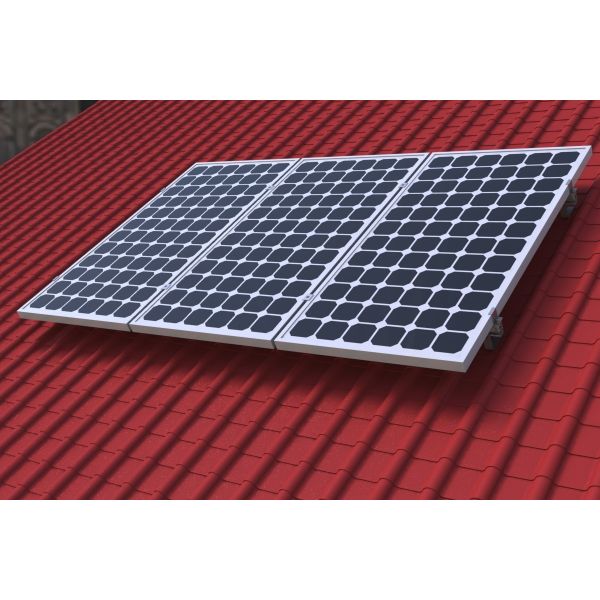 China Roof Solar Mounting Aluminium Profile System , Custom Aluminum Extrusions factory