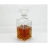 Buy cheap fancy empty clear whiskey wine glass bottle from wholesalers