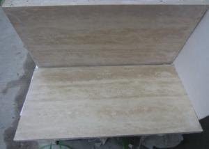 China Yellow Classic Travertine Natural Marble Tile Up 85 Polished Degree factory