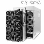 Antminer S19j 90t 3100w BTC Miner Machine Ethernet 80db