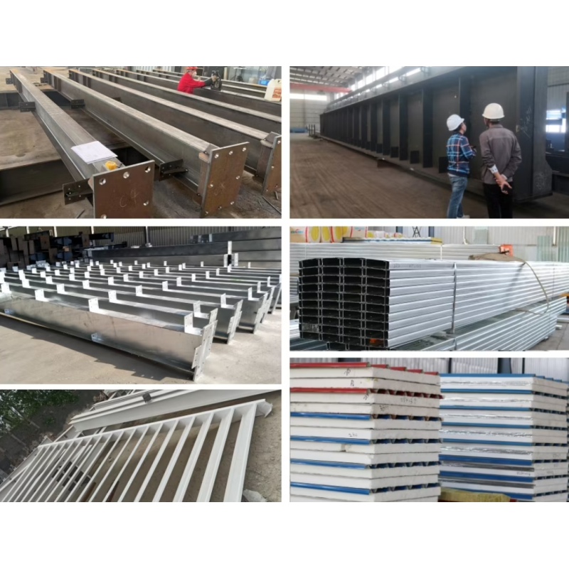 Container Load Customized Steel Structure Frame Prefab Building Q235 Q345