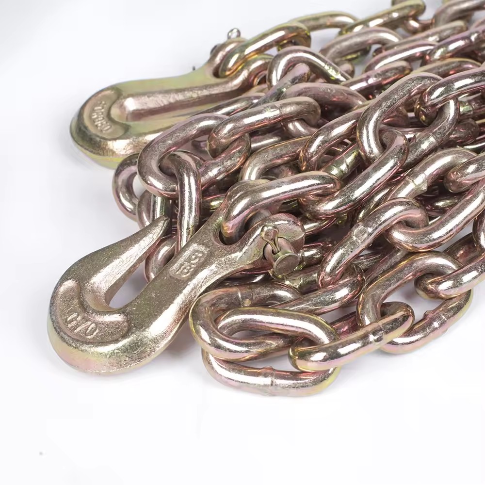 Standard Grade 70 Galvanized Transport Welded Steel Link Chain Hardware 2t Working Loadlimit
