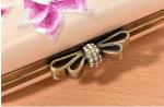Korean version of the 2016 new women's vintage evening bags hand embroidery silk