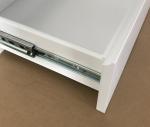 3-Drawer White painted wooden night stand of hotel bedroom furniture,hospitality