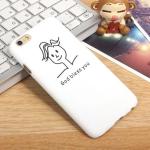 Hard PC English Word Candy Color Back Cover Cell Phone Case For iPhone 7 6s Plus