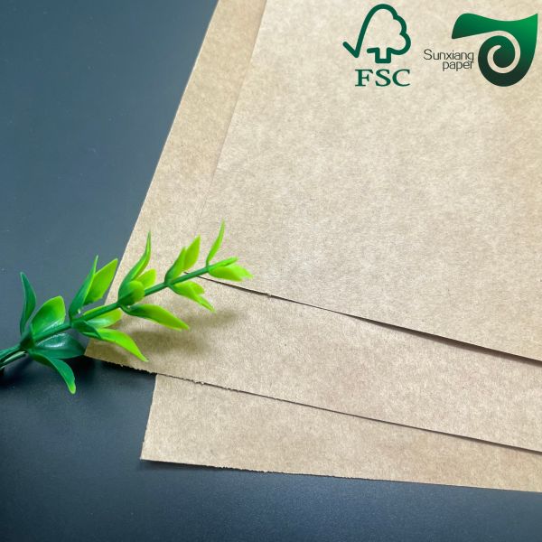 FSC High Wet Strength Brown Kraft Paper Rolls For Cooling Pads 70gsm 100gsm