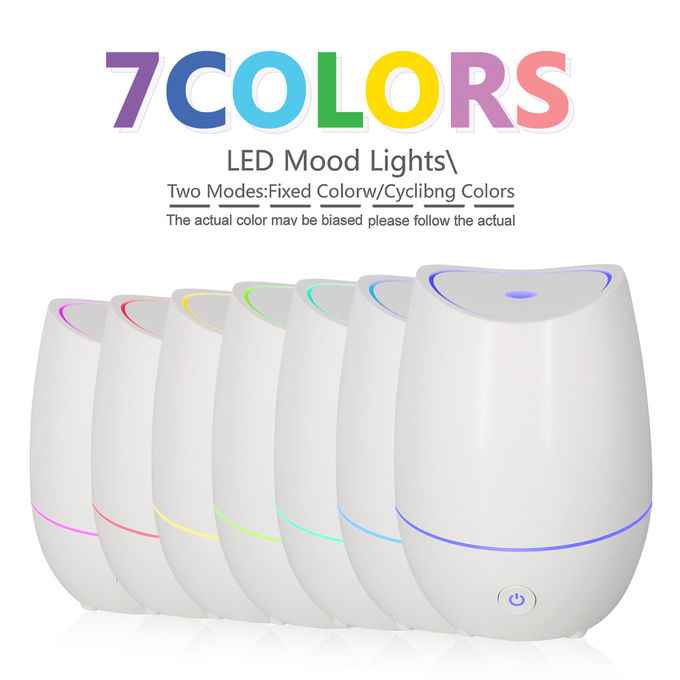 350ML Ultrasonic Aroma Diffuser Home Use White Diffuser With 7 Color Lights
